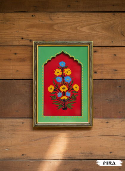 Jharoka Heritage – Red Green Harmony