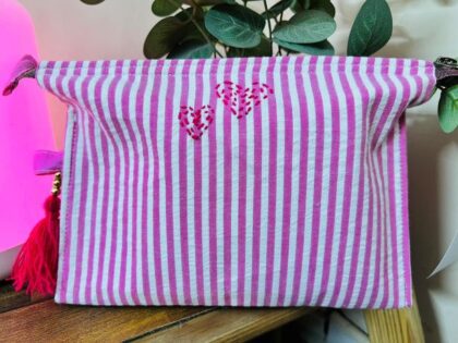 Pink Lines Pouch