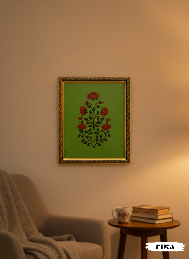 Heritage Square – Red & Green Harmony