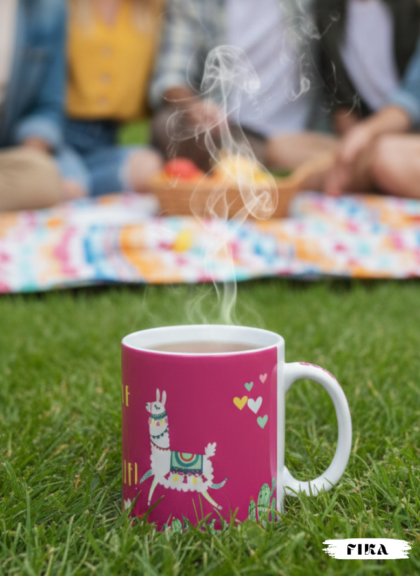 Pink Lama Mug
