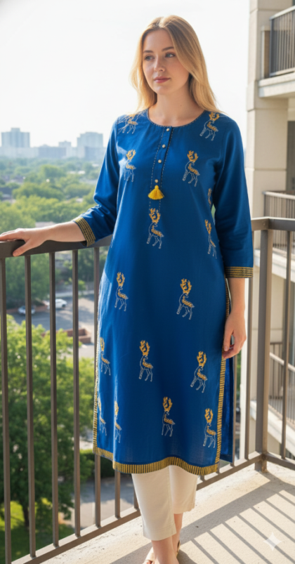 Neel Mrig Kurta