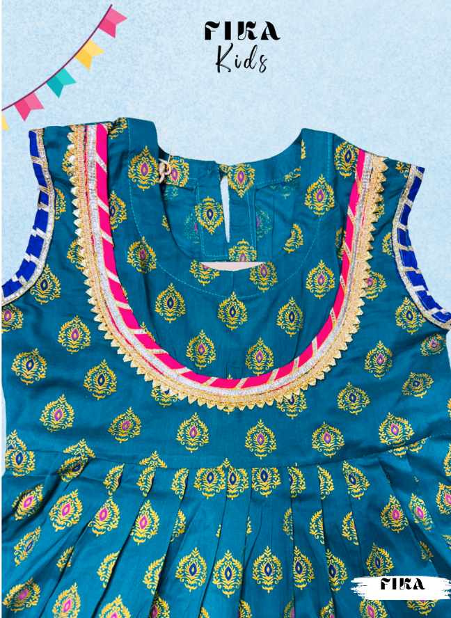 Emerald Frock Sharara Set